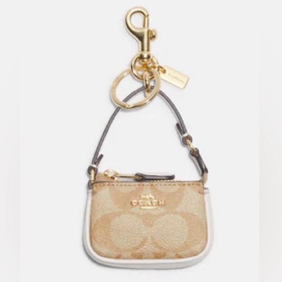 Coach Mini Nolita Bag Charm In Signature Chambray - Picture 1 of 5